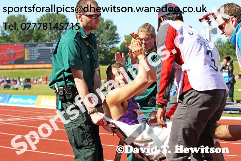 Mens 100 metres final, IAAF Diamond League, Birmingham. Photo: David T. Hewitson/Sports for All Pics